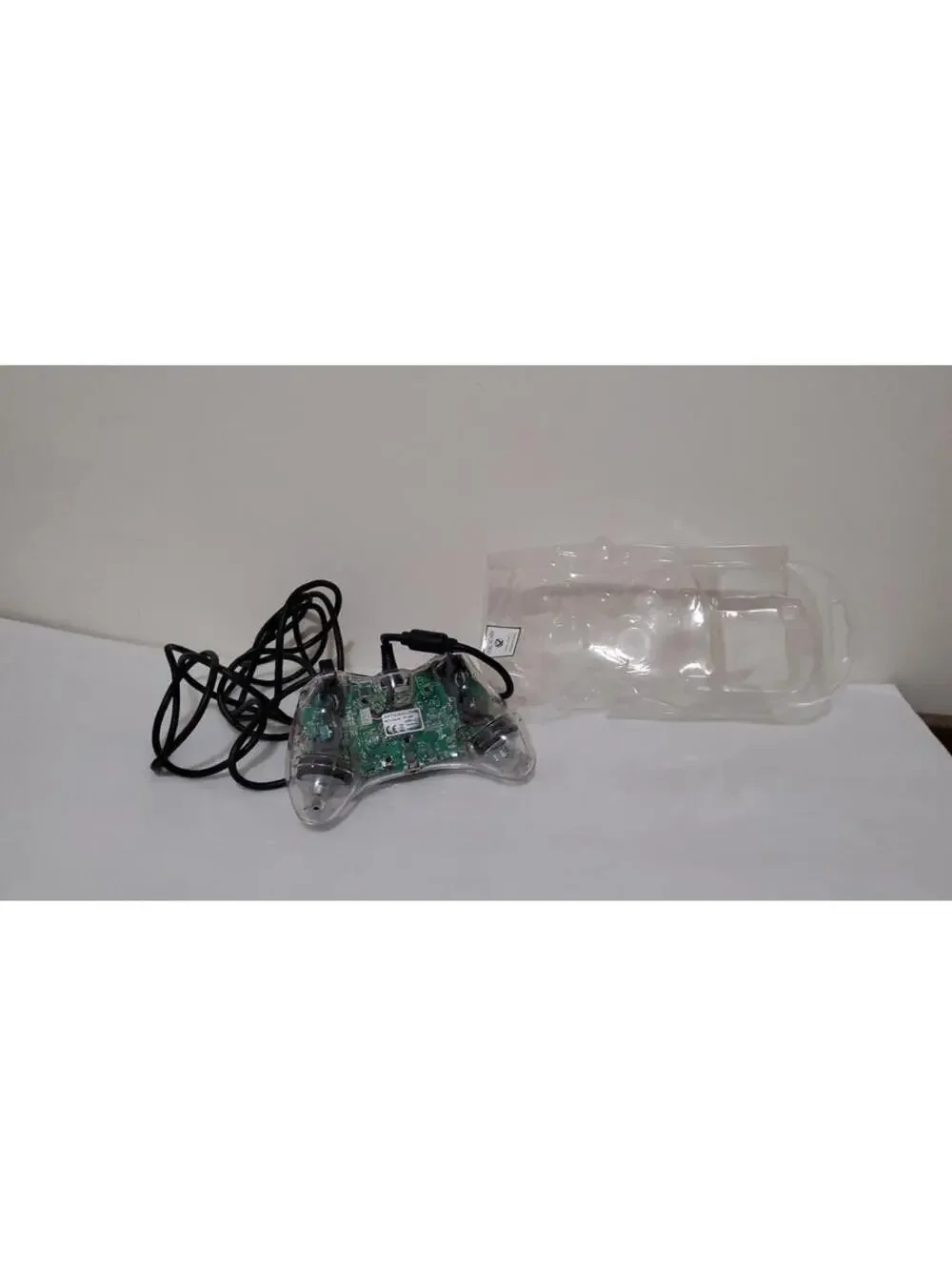 Afterglow Clear and Sleek Microsoft Xbox 360 Wired Controller Model PL-3602
